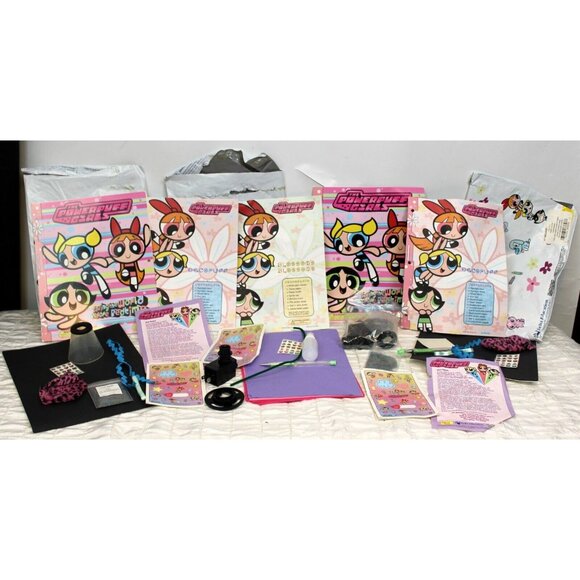 Cartoon Network Powerpuff Girls Club Craft Night Light Journal Sticker Jewel - Picture 1 of 14